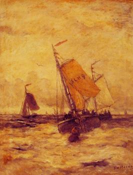 亨德裡尅 威廉 梅斯達赫 On a Stormy Sea 亨德裡尅 威廉 梅斯達赫 On a Stormy Sea